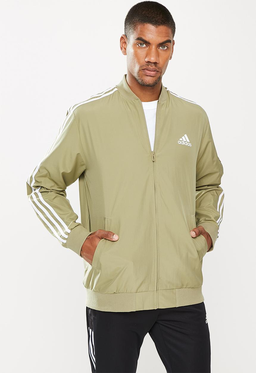adidas Performance - Bomber jacket - orbit green & white