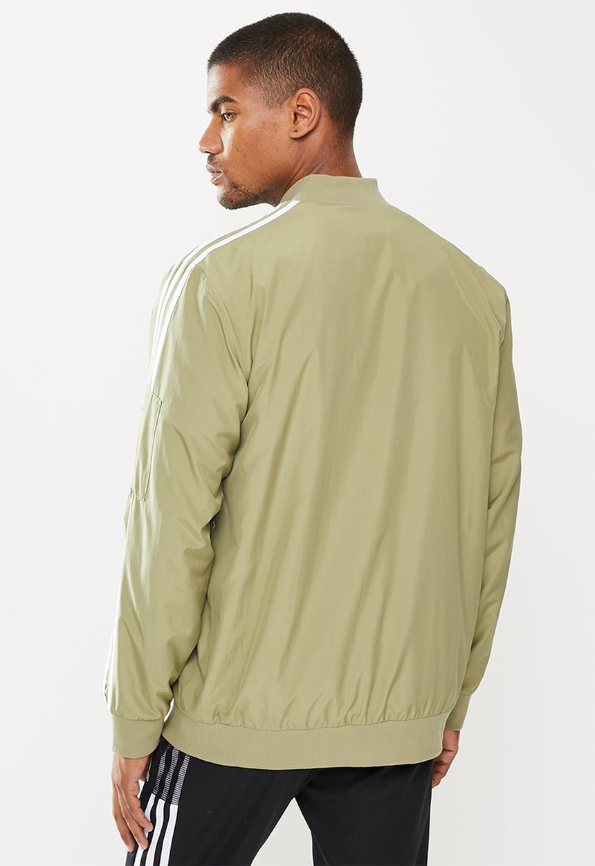 adidas Performance - Bomber jacket - orbit green & white