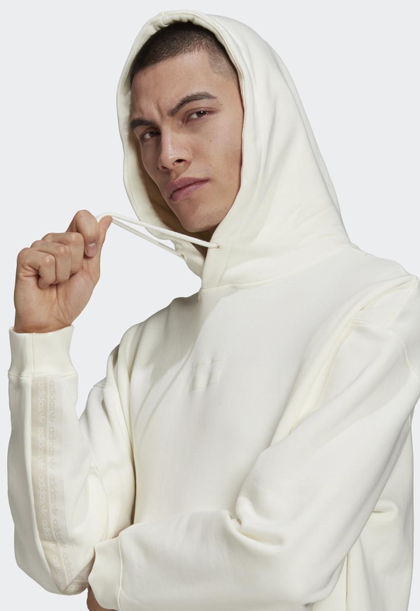 adidas Originals - R.Y.V. LOOSE FIT HOODIE - off white