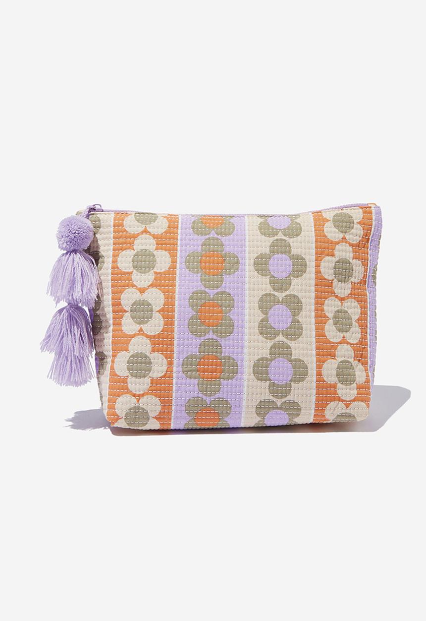 Rubi - Large pouch - lilac & orange 