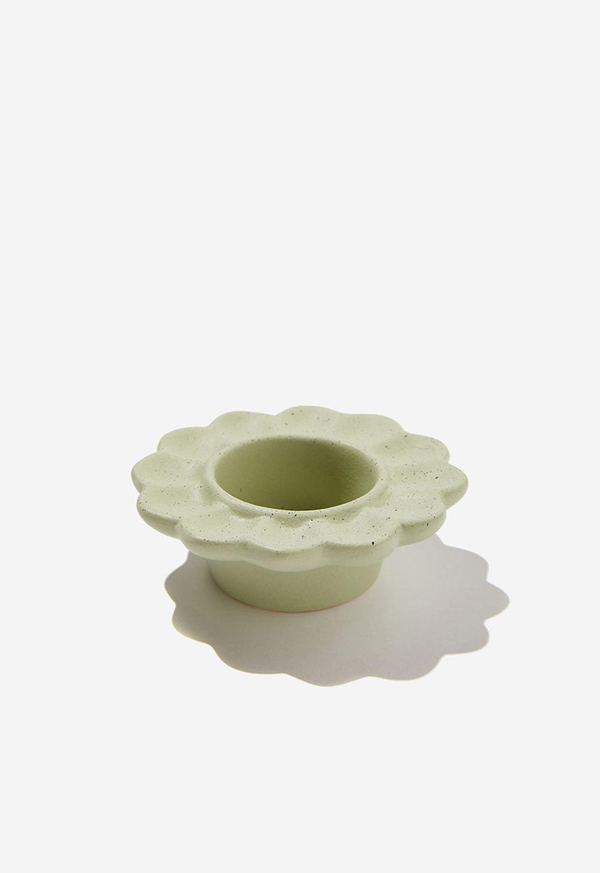 Rubi - Daisy tealight holder - dusty mint