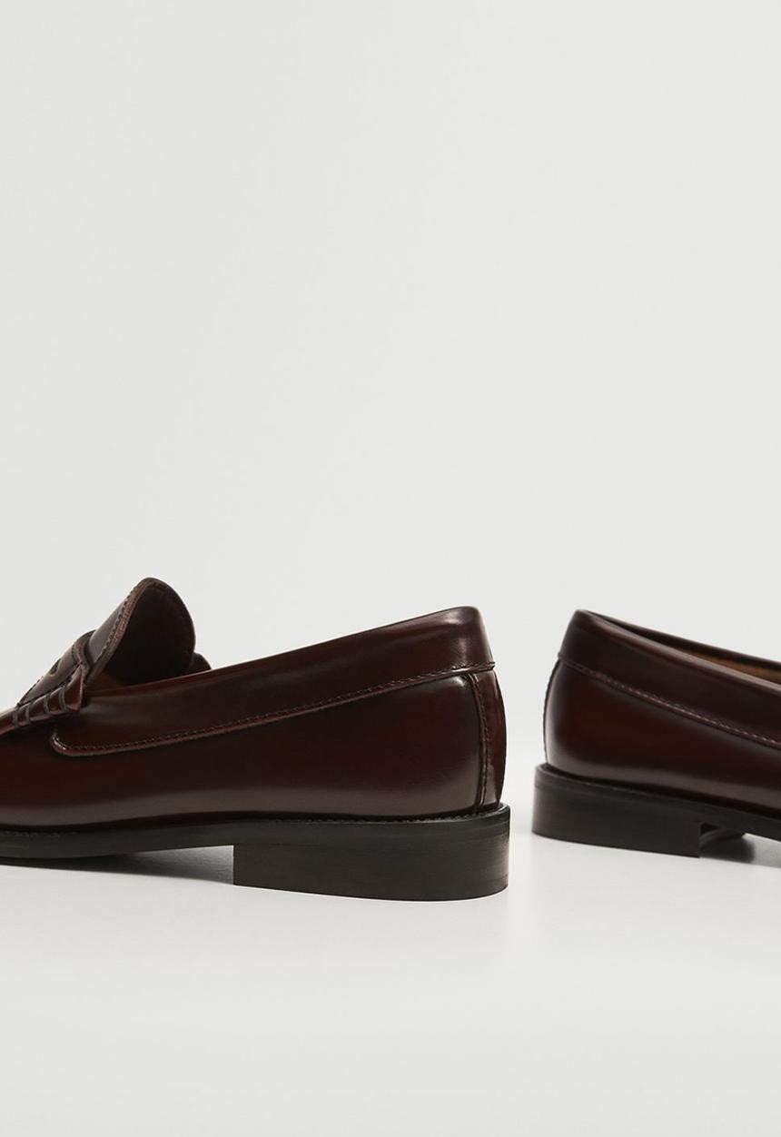 MANGO - Tesdos loafer - dark red