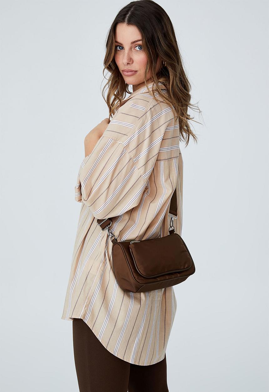 Rubi - Nadine cross body bag - sienna brown