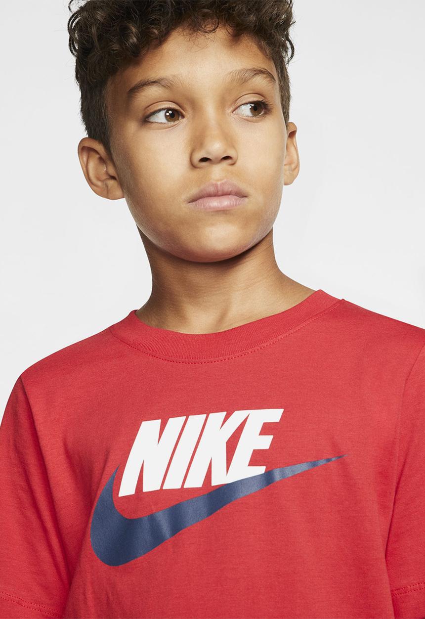 Nike - B nsw tee futura icon td - red