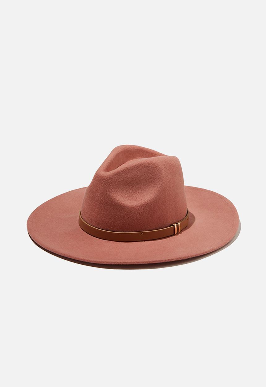 Rubi - Freya felt panama - dusty pink