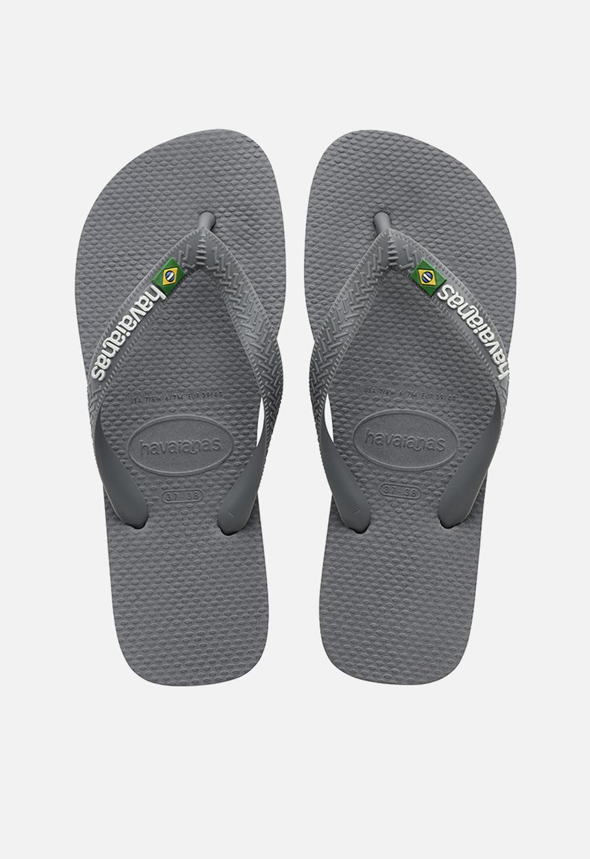 Havaianas - Brazil logo - steel grey