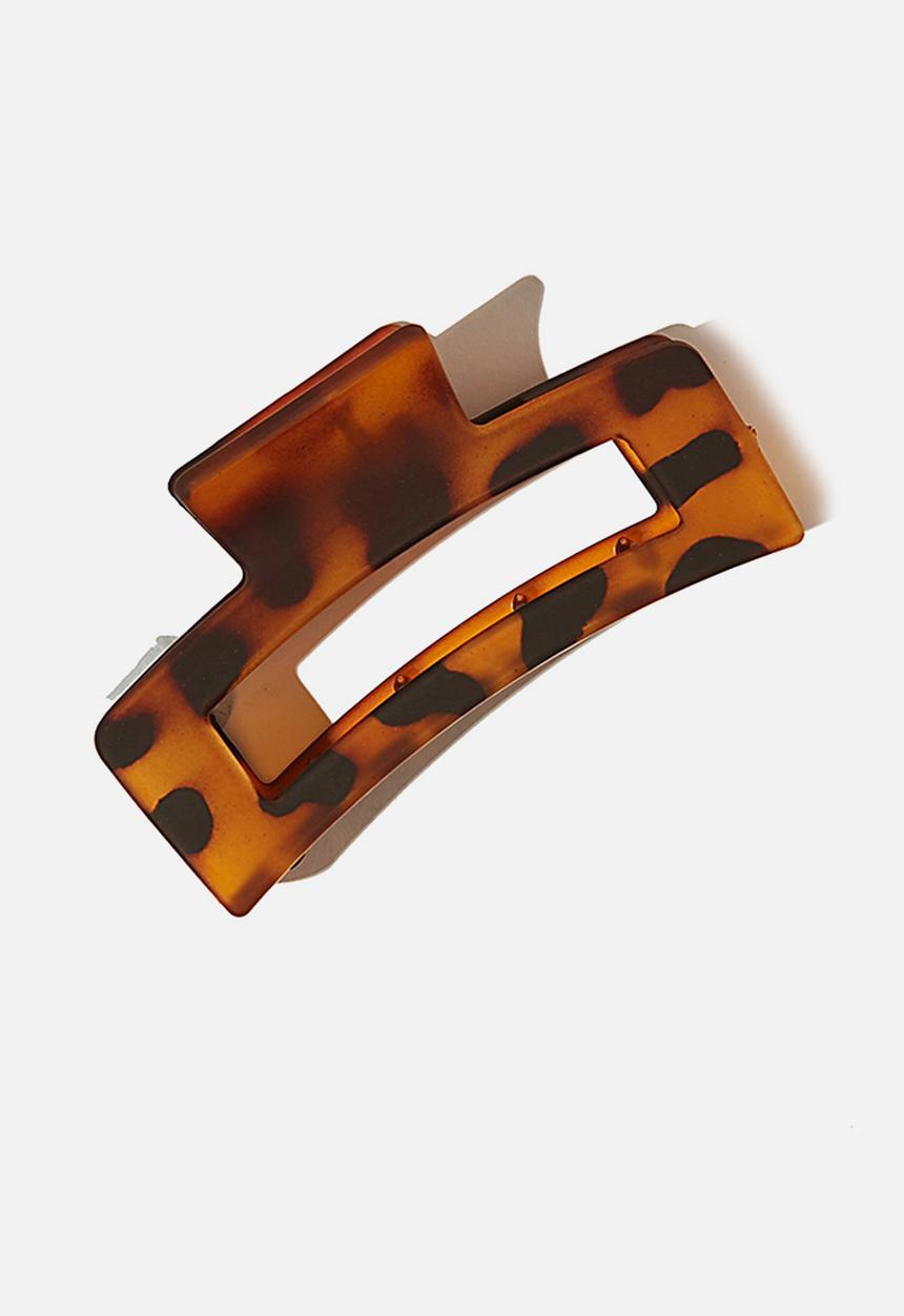 Rubi - Amber hair claw - brown
