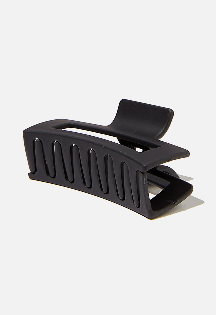 Rubi - Amber hair claw - black