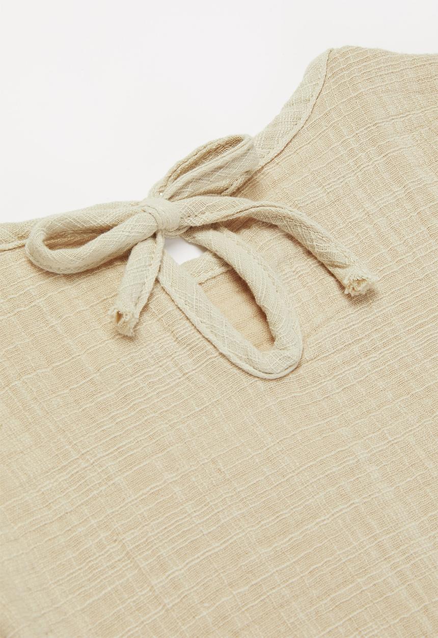 Pop Candy - Baby boys top & shorts set - beige