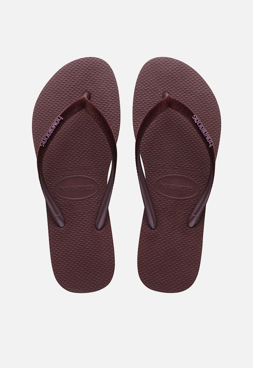 Havaianas - Slim velvet - grape wine