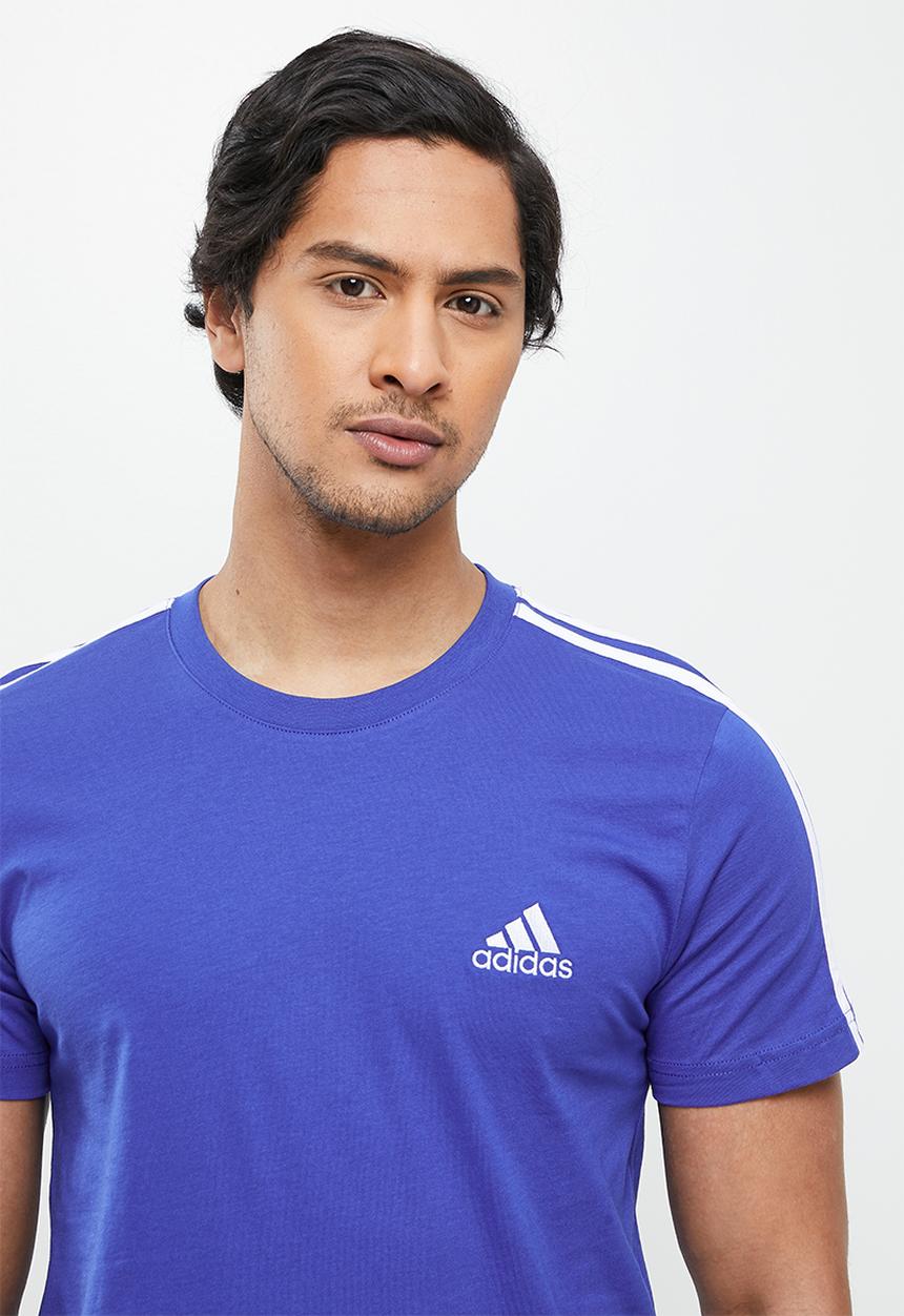 adidas Performance - M 3s sj tee - bold blue & white