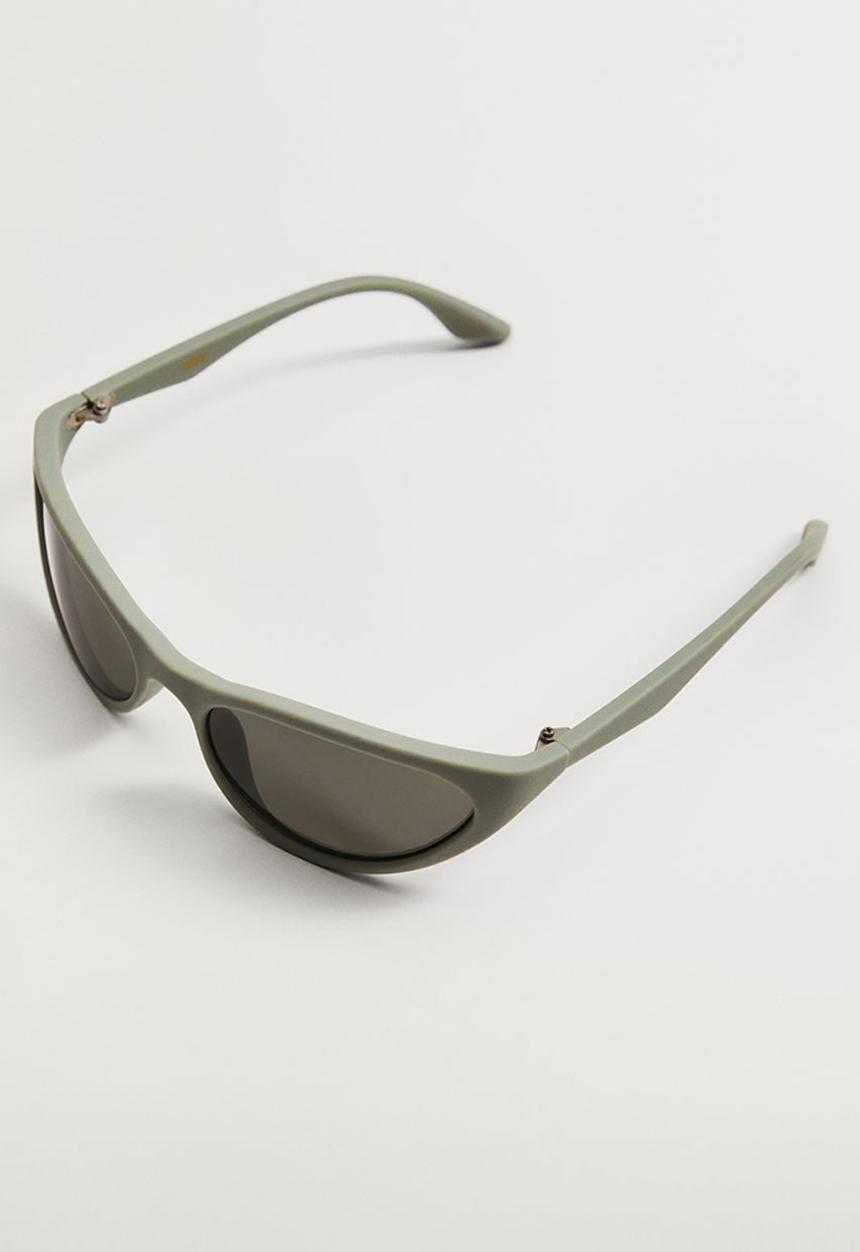 MANGO - Acetate frame sunglasses - green