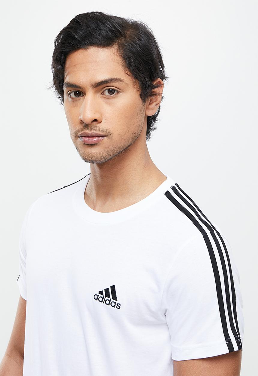 adidas Performance - M 3s sj tee - white & black