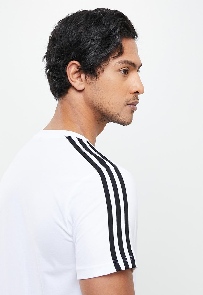 adidas Performance - M 3s sj tee - white & black