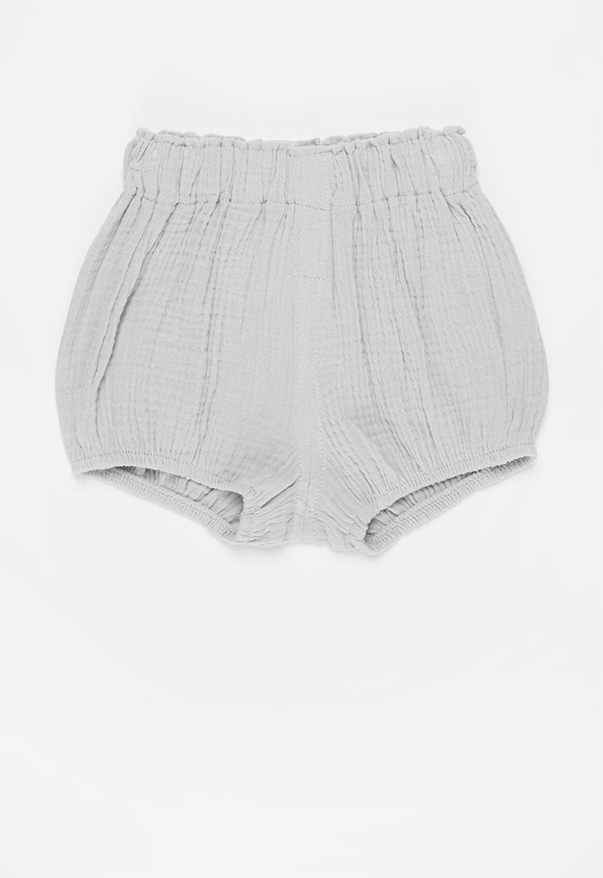 Pop Candy - Baby elastic waist shorts - blue
