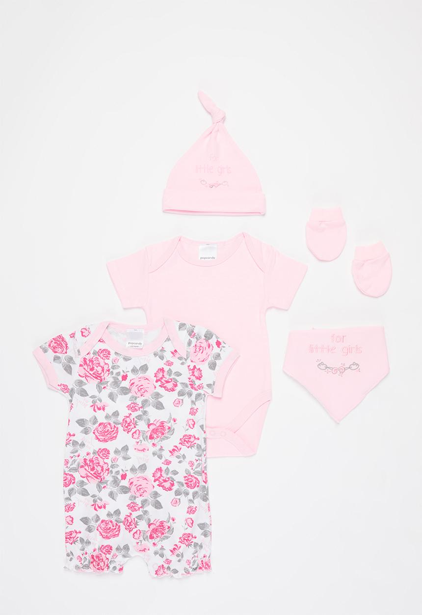 Pop Candy - Baby girls floral set - pink