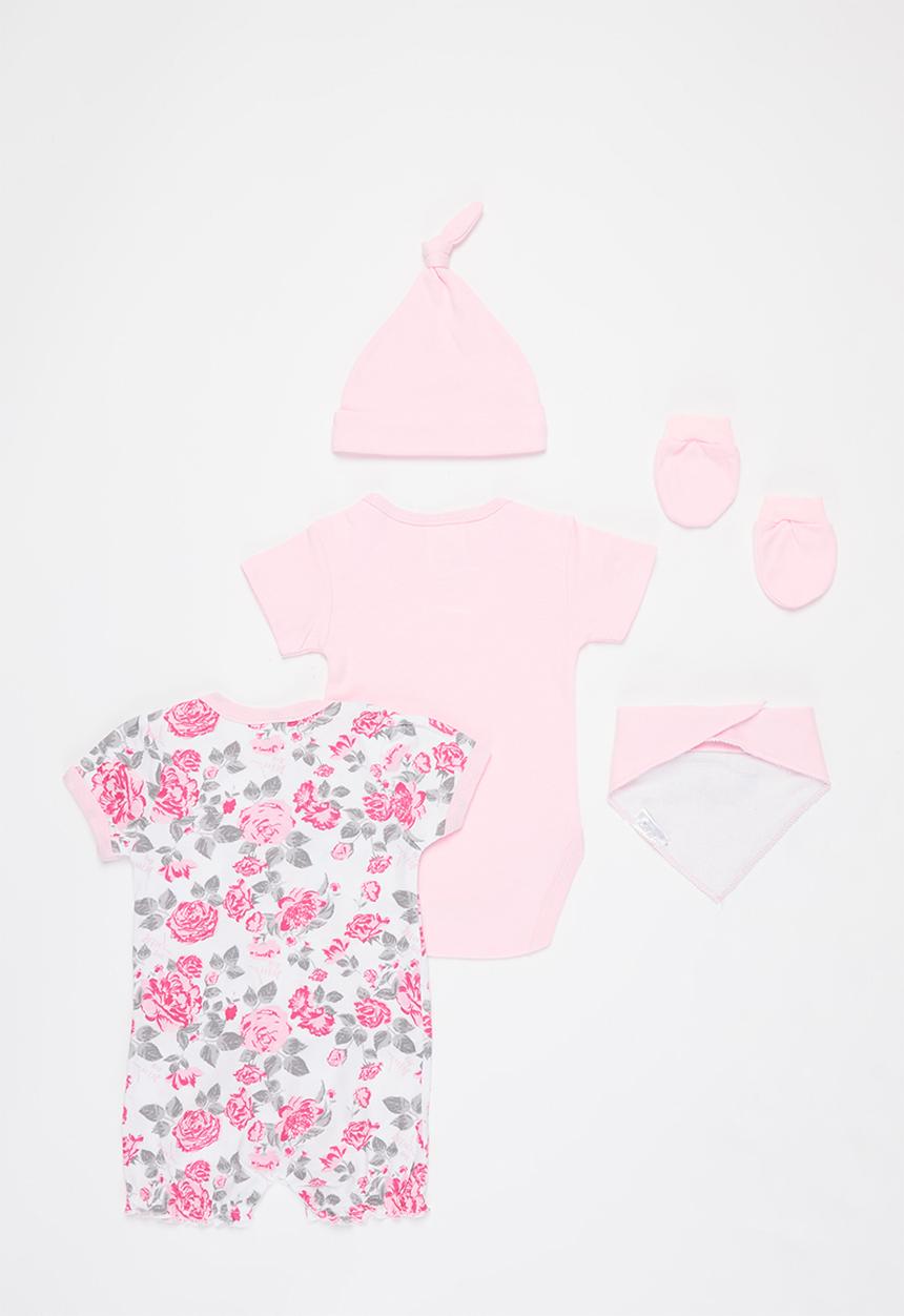 Pop Candy - Baby girls floral set - pink