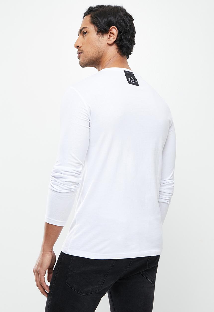 Replay - Essential long sleeve tee - white