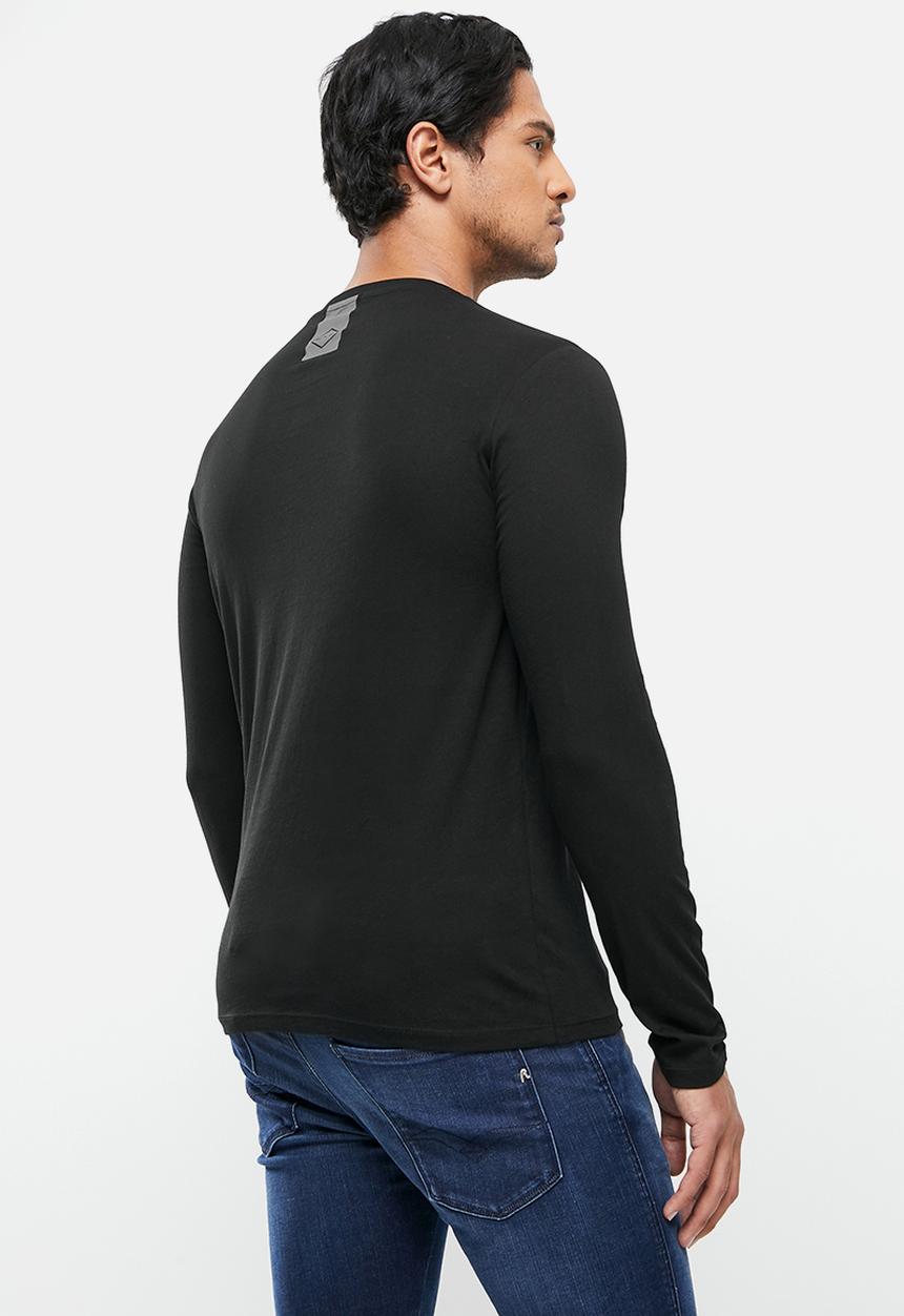 Replay - Essential long sleeve tee - black