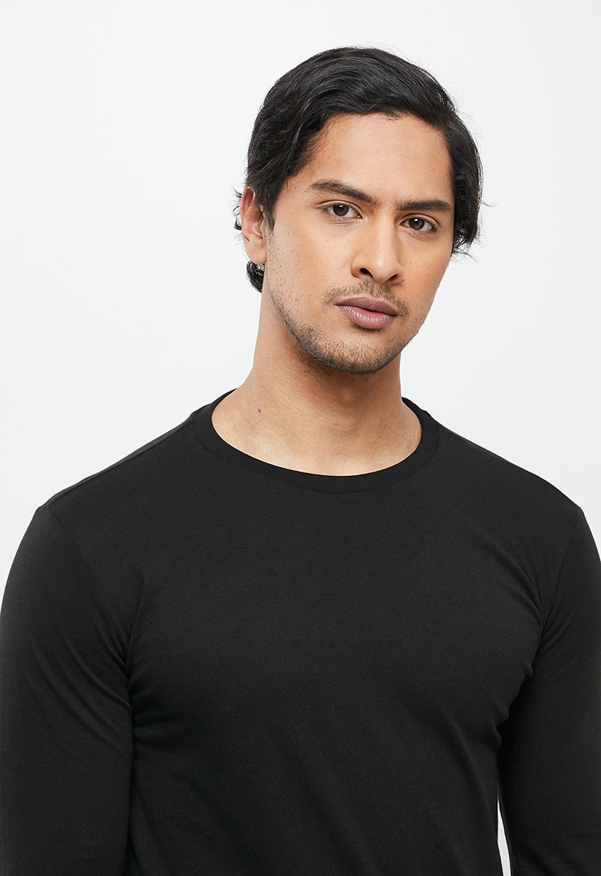 Replay - Essential long sleeve tee - black