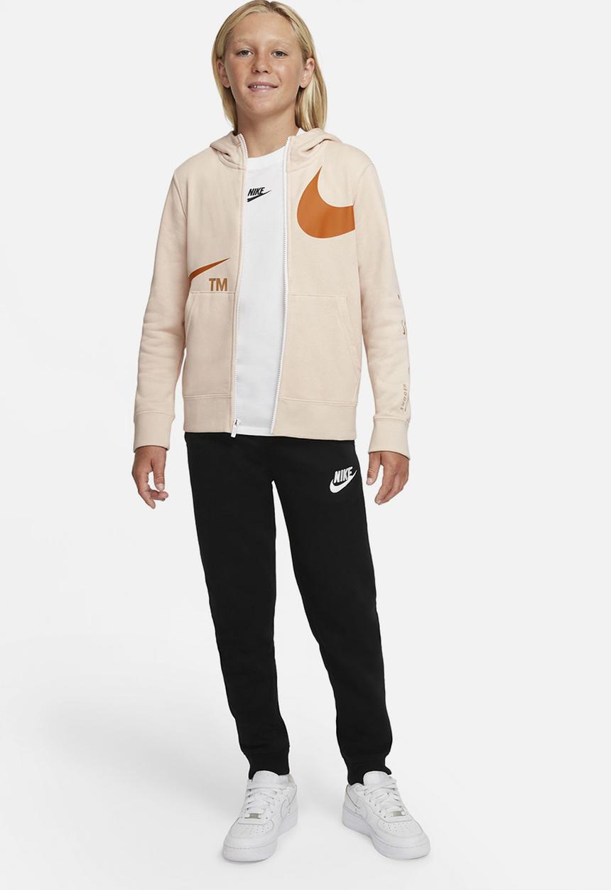 Nike - B nsw swoosh flc fz  - stone