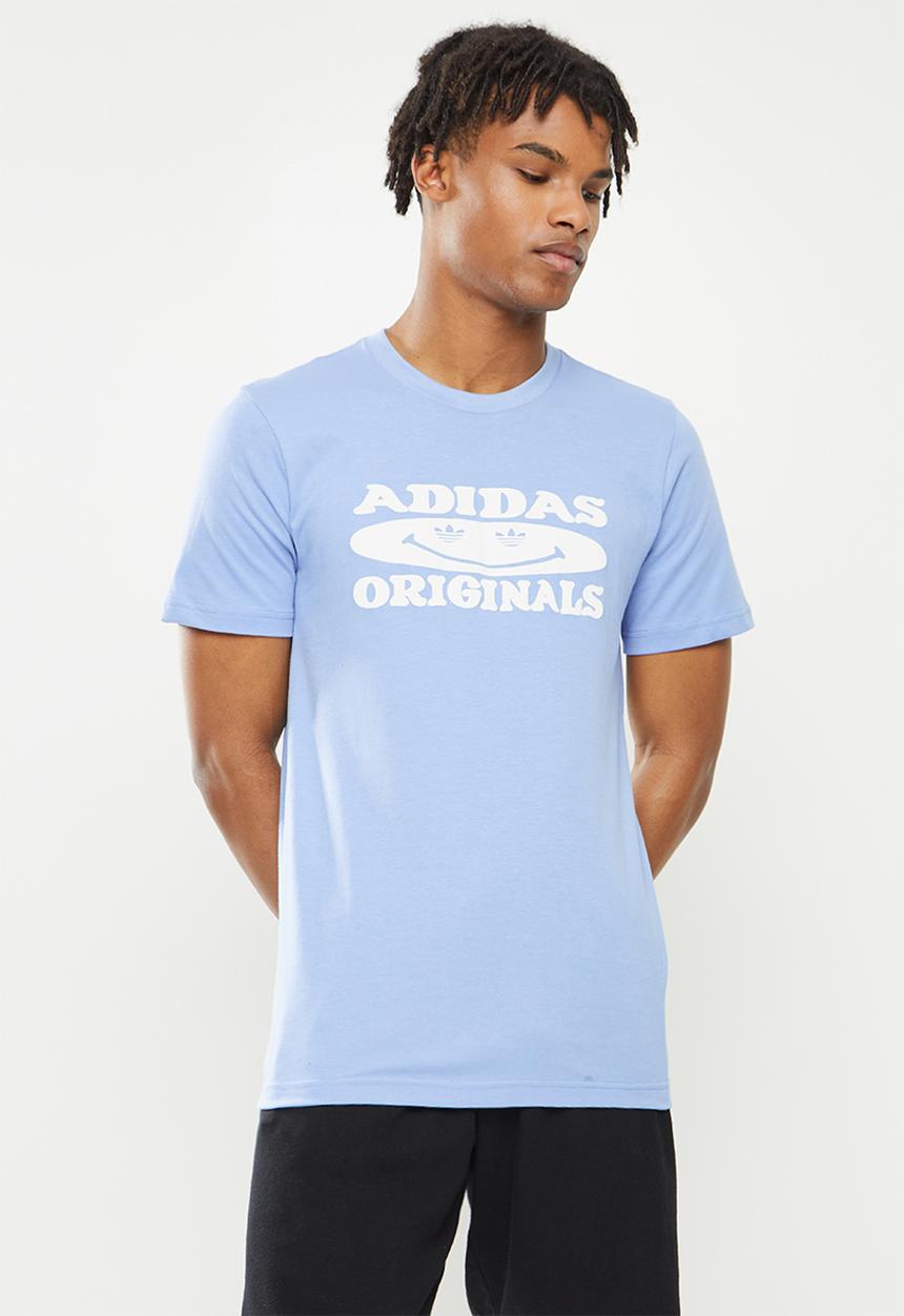adidas Originals - OG.A.T.T. SMILE TEE - ambient sky