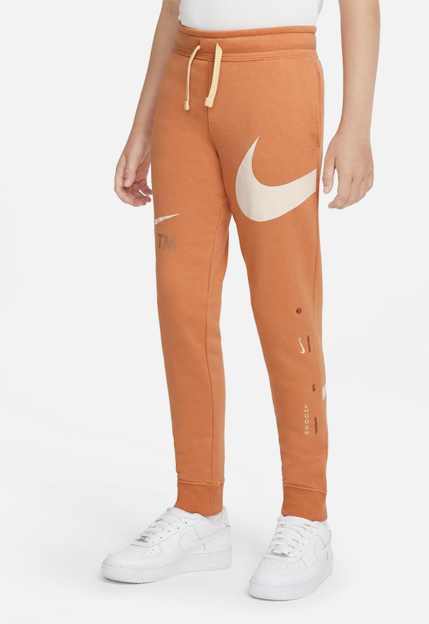 Nike - B nsw flc swoosh pant - orange