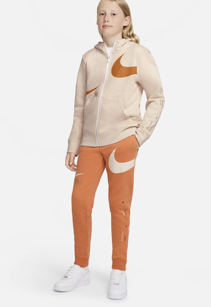Nike - B nsw flc swoosh pant - orange