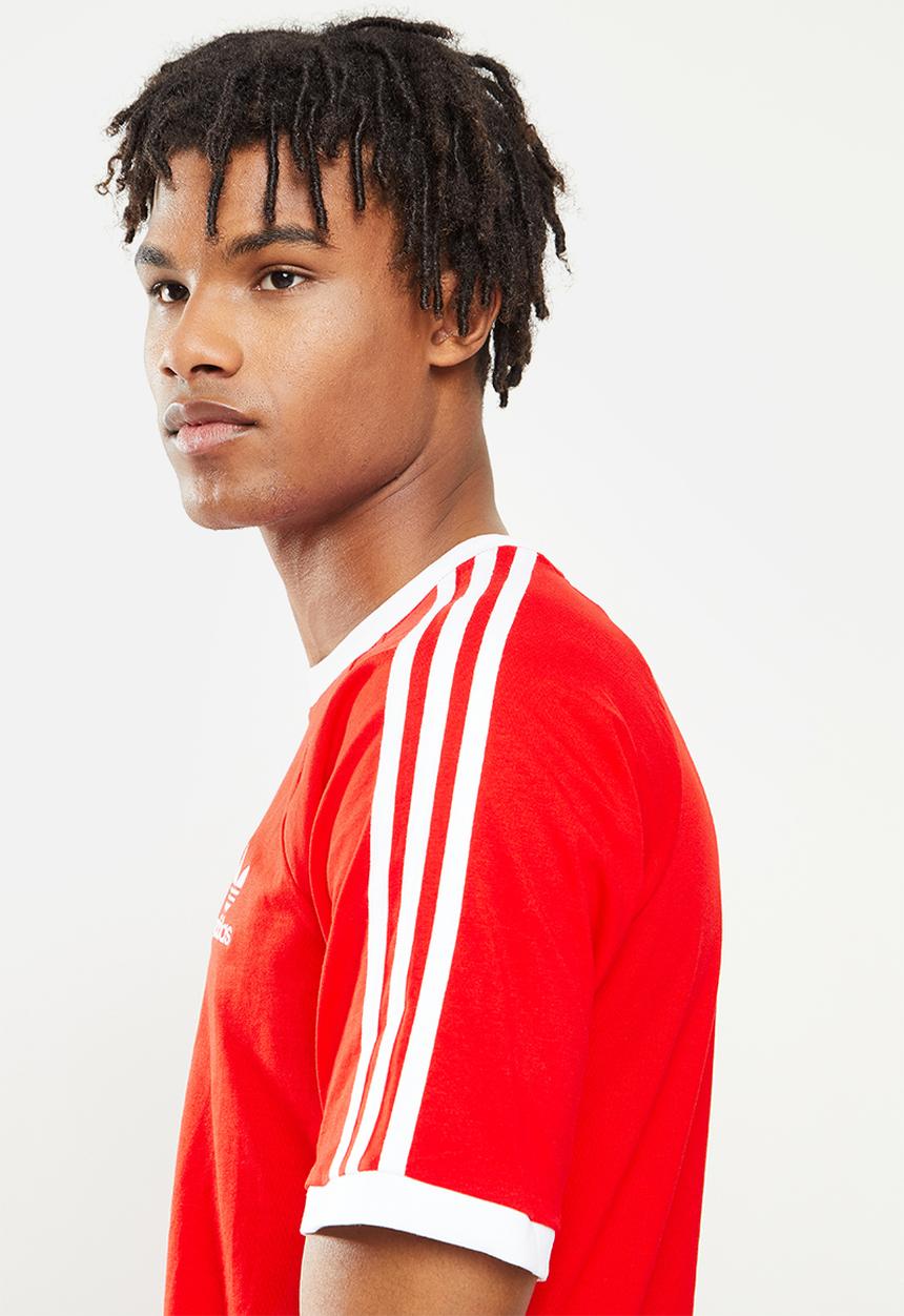 adidas Originals - 3-Stripes tee - red