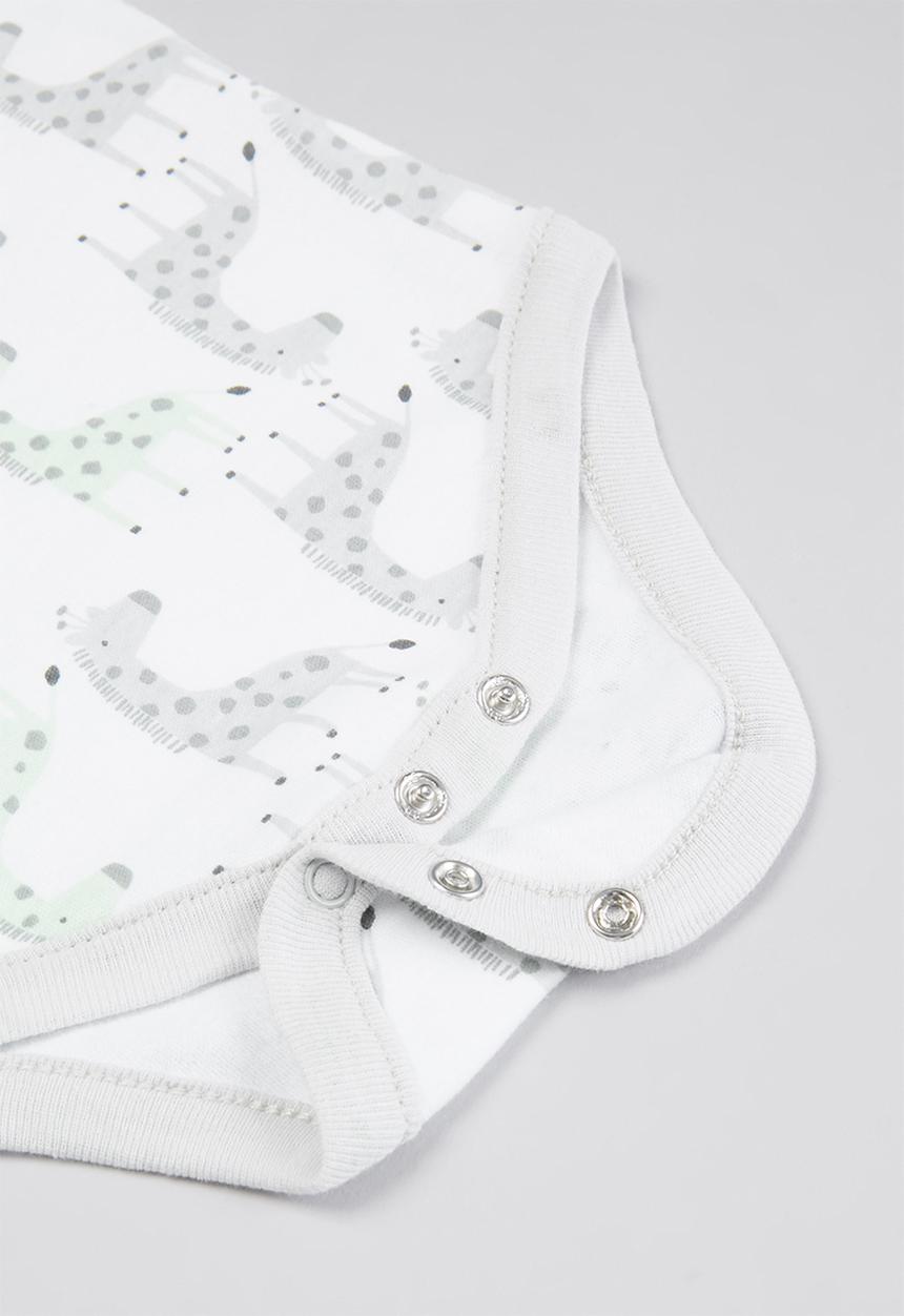 Pop Candy - Baby boys giraffe bodyvests - multi 