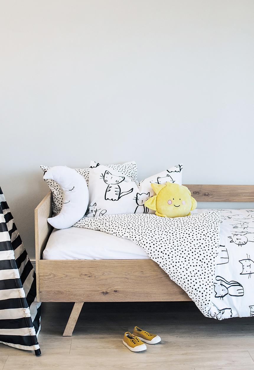 Phlo Studio - Kitties duvet cover set- white