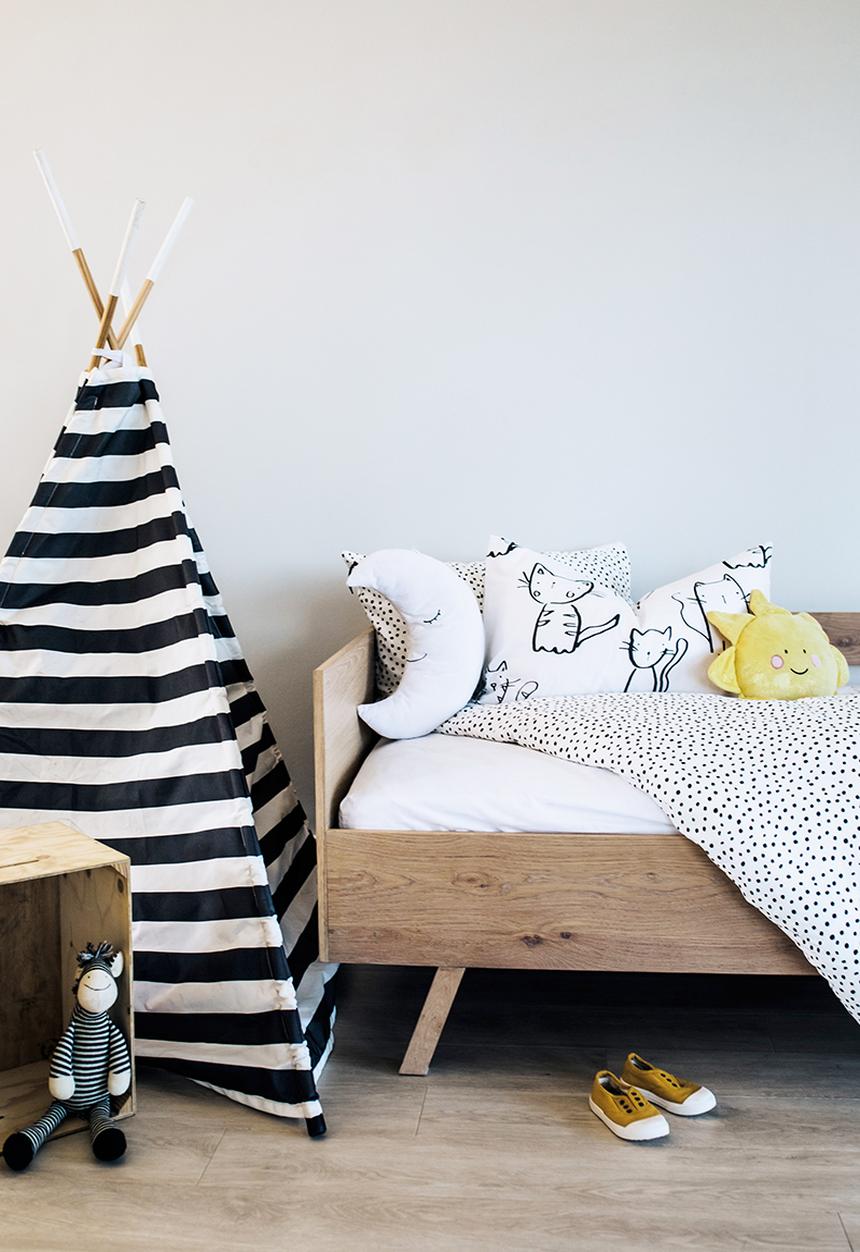 Phlo Studio - Kitties duvet cover set- white