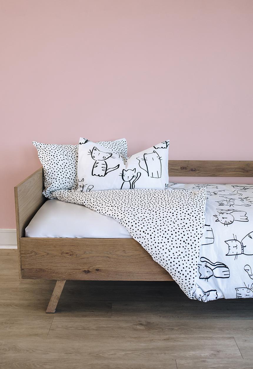 Phlo Studio - Kitties duvet cover set- white