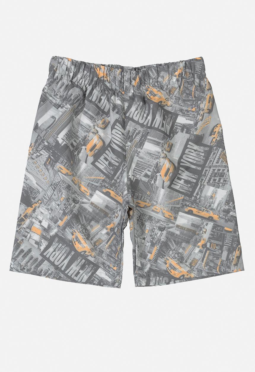 Bee Loop - Car tee & shorts set - grey