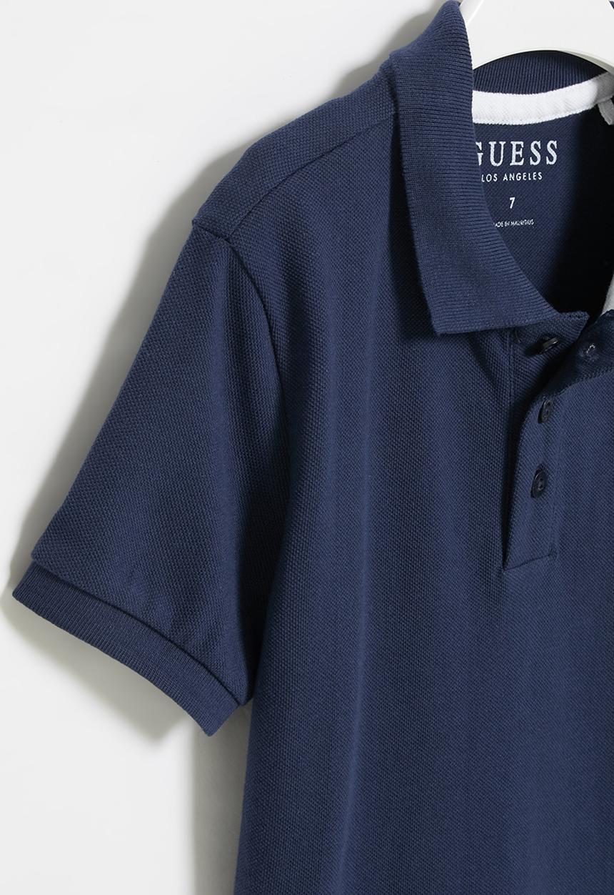 GUESS - Core embroidery golfer - navy 