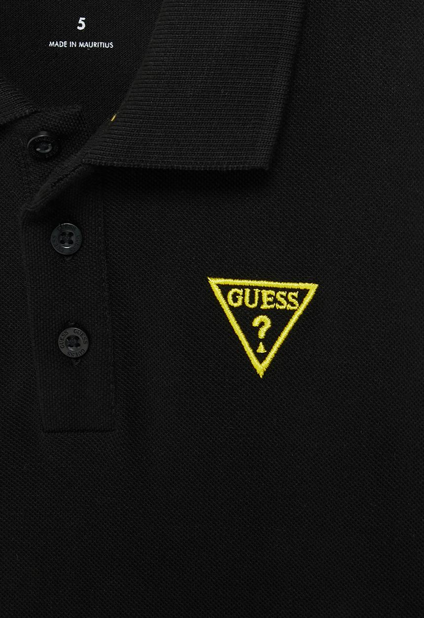 GUESS - Core embroidery golfer - black