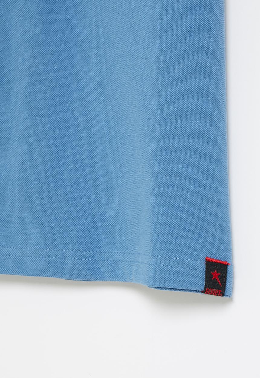SOVIET - B cordova boys short sleeve pique golfer - blue