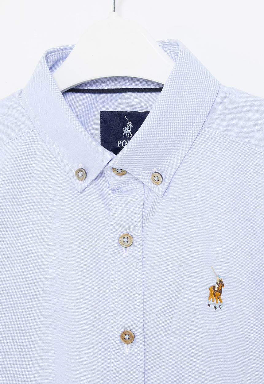 POLO - Boys ethan short sleeve shirt - light blue