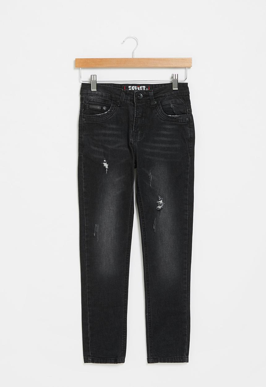 SOVIET - B nitto boys skinny denim - black