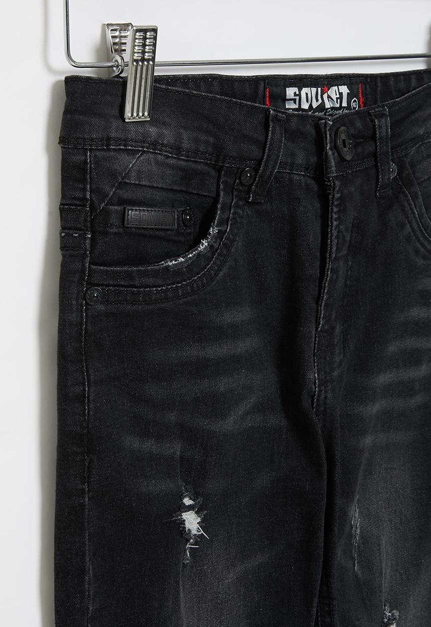 SOVIET - B nitto boys skinny denim - black