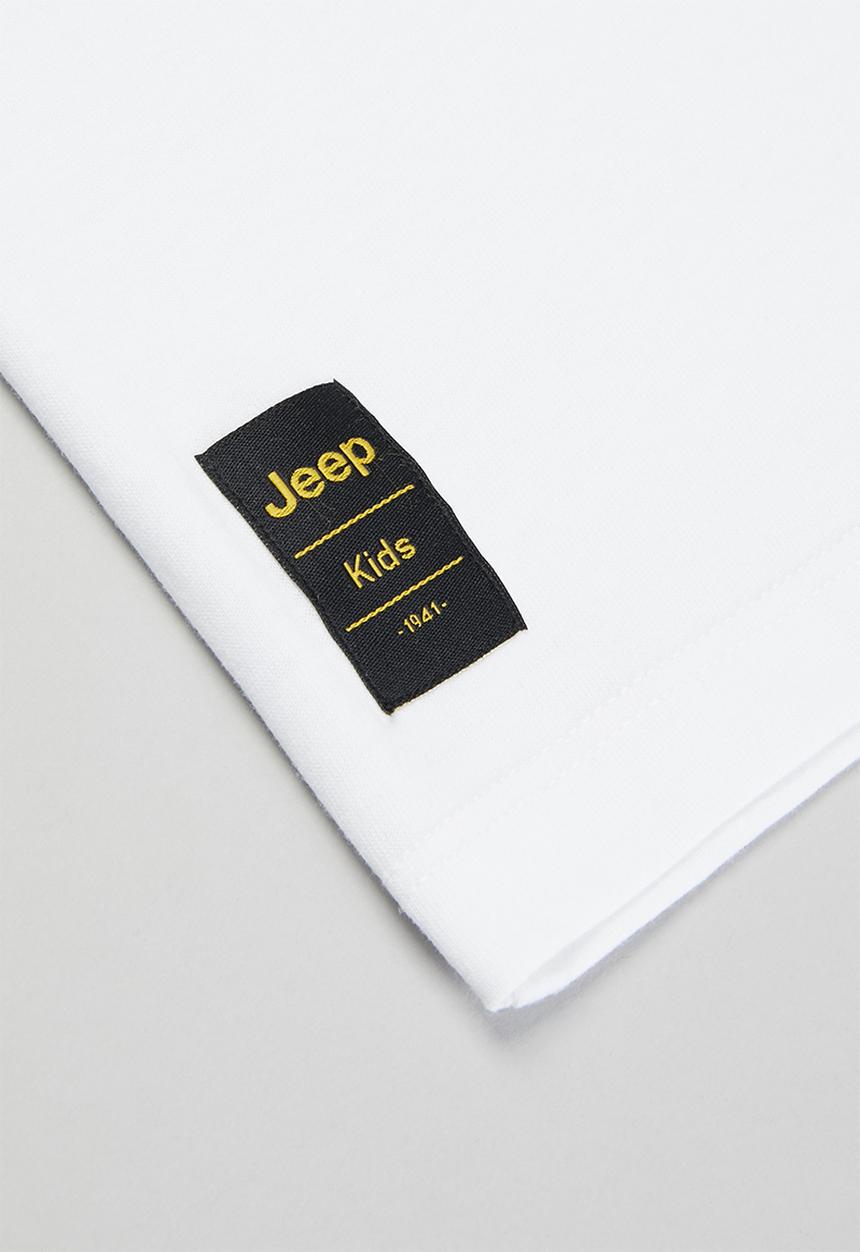 JEEP - Boys short sleeve graphic tee - white