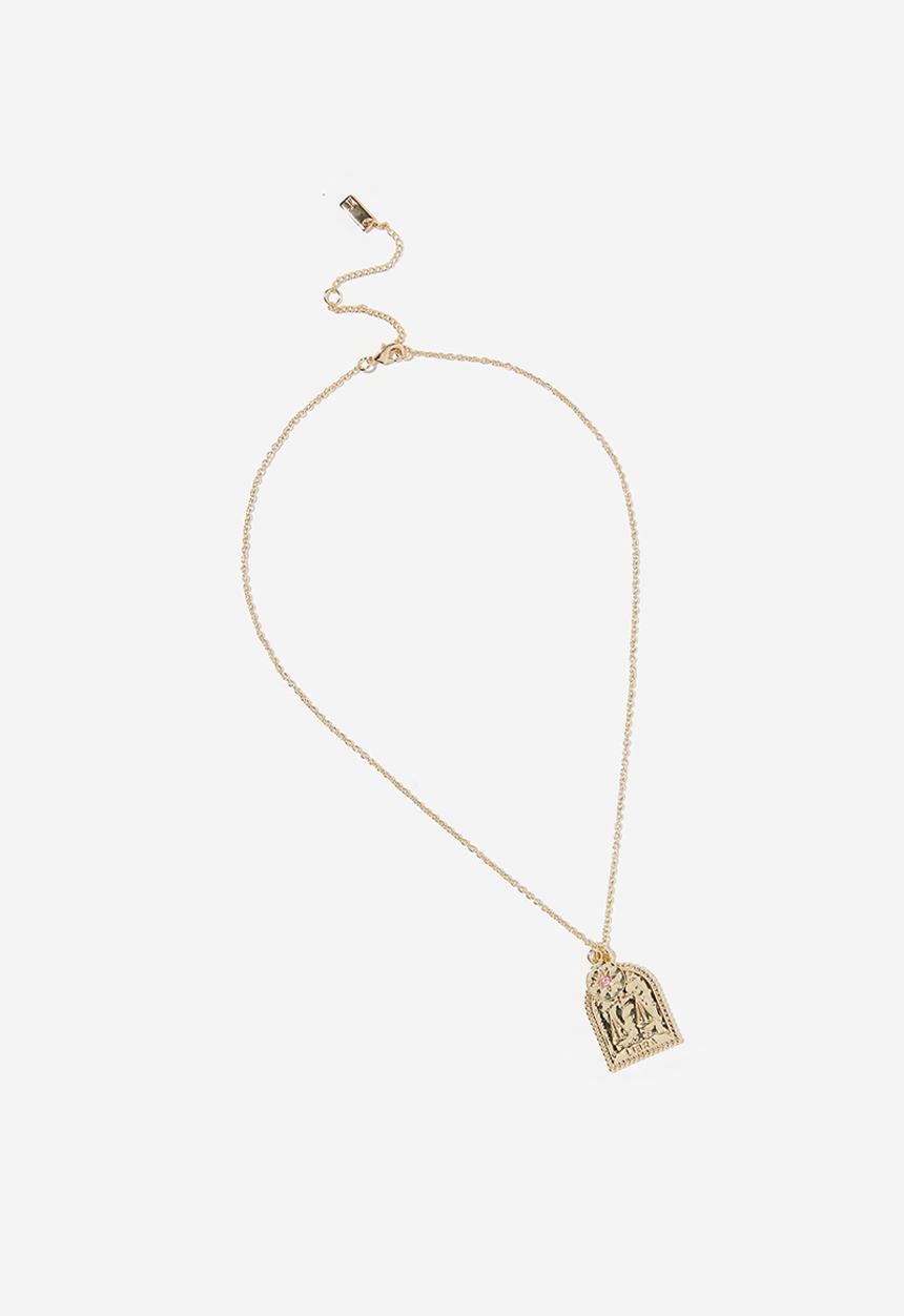 Rubi - Premium zodiac necklace - gold plated libra