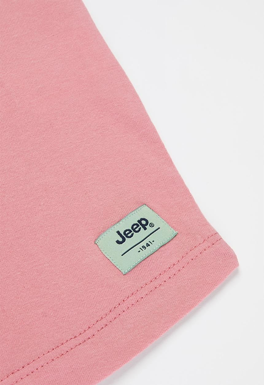JEEP - Girls short sleeve graphic tee - pink