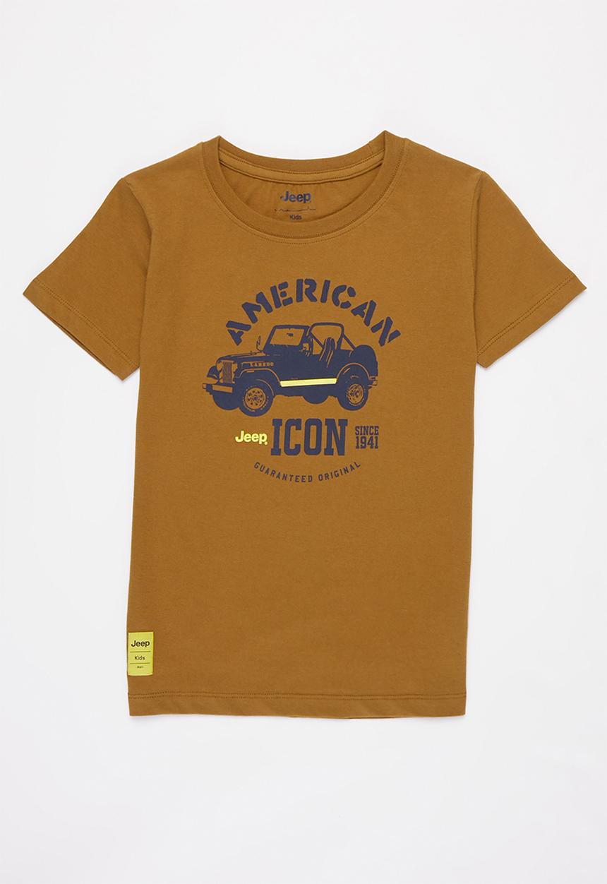 JEEP - Boys short sleeve graphic tee - beige
