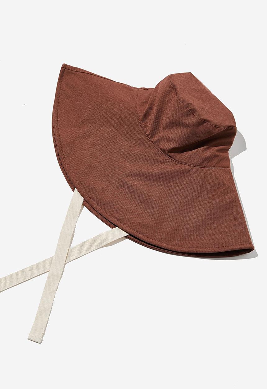 Rubi - Alice wide brim sun hat - acorn