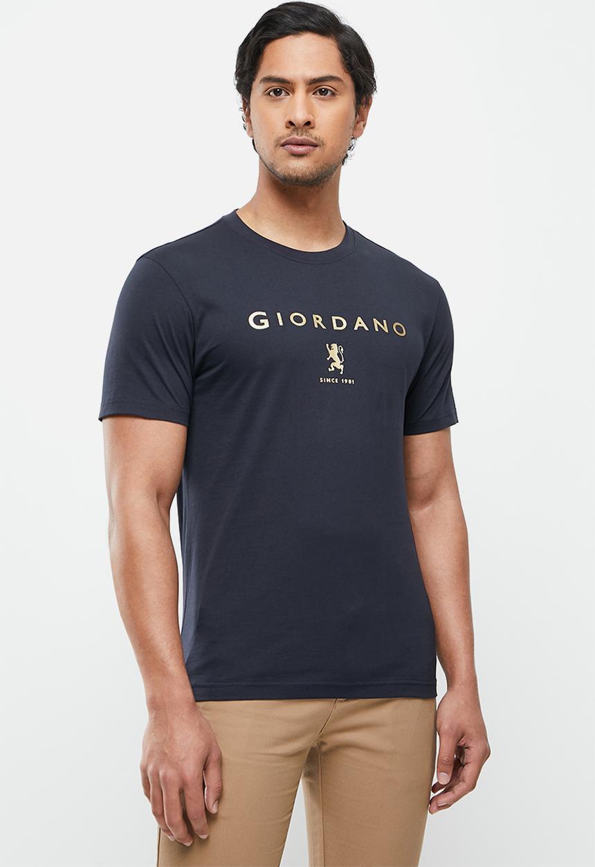 Giordano - Lions printed tee - navy 