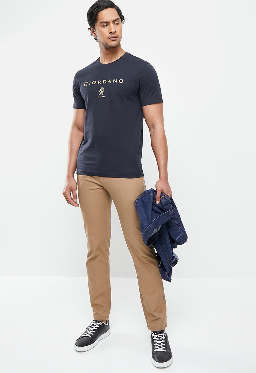 Giordano - Lions printed tee - navy 