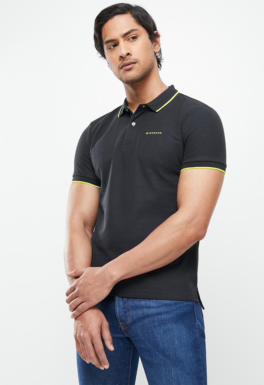 Giordano - Retro sporting golfer - navy 