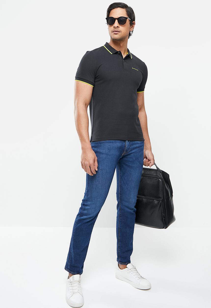 Giordano - Retro sporting golfer - navy 