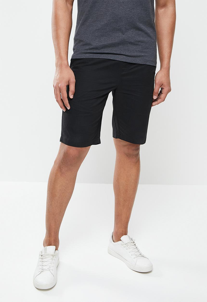Giordano - Cotton ds1 short - black